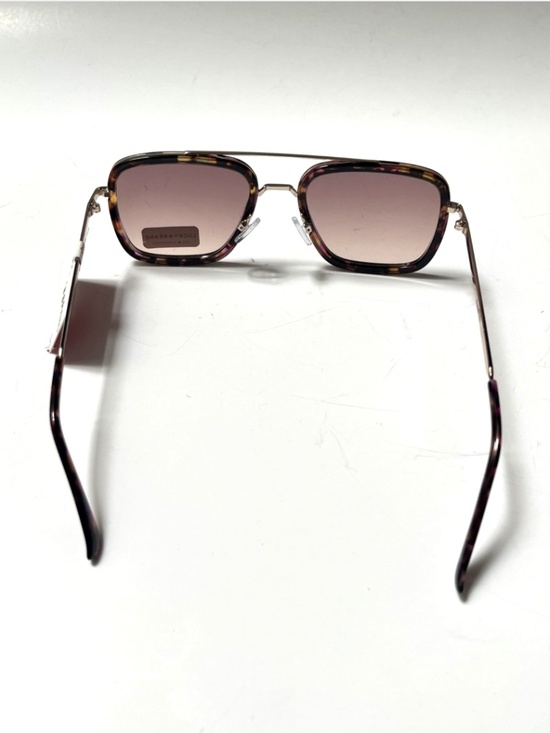 New LUCKY BRAND Double Bridge Aviator Sunglasses Tortoise Shell Metal Light Lens